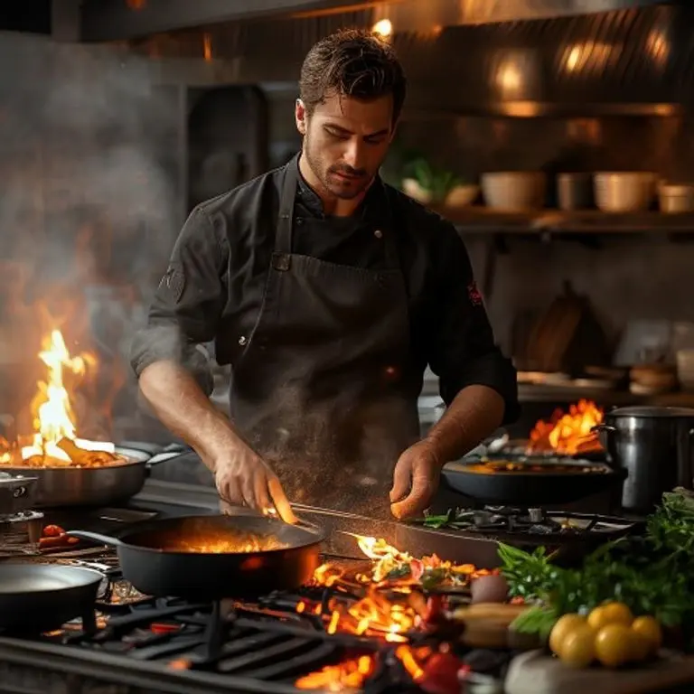 Roger en cuisine